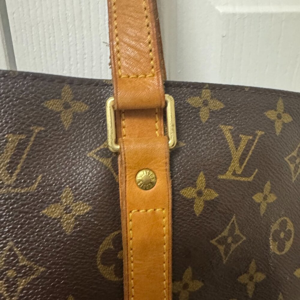 Louis Vuitton LV Shoulder Bag Sac Shopping Brown Monogram - Picture 4 of 9